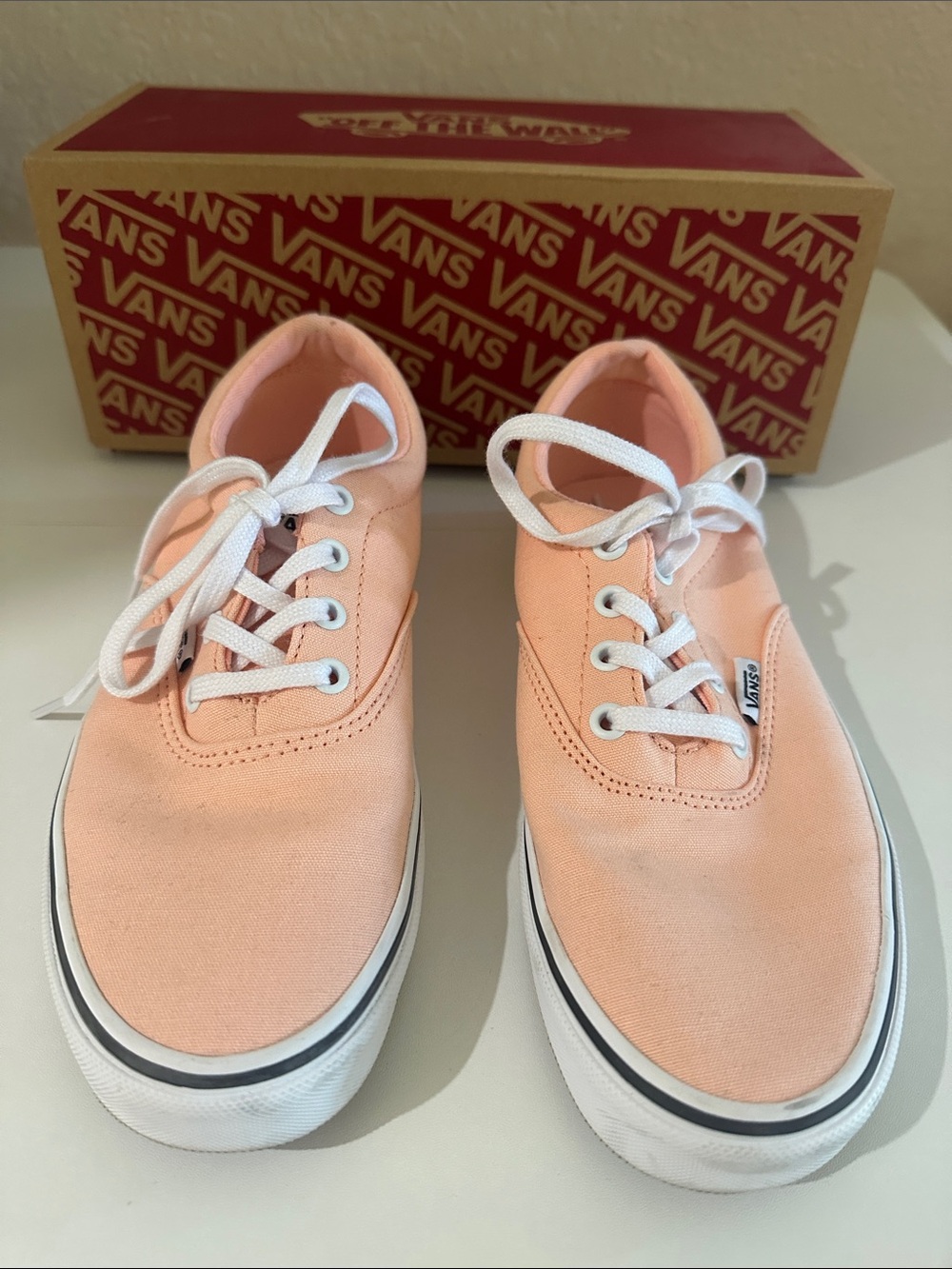 Women's Vans Authentic Peach/Coral Sneakers